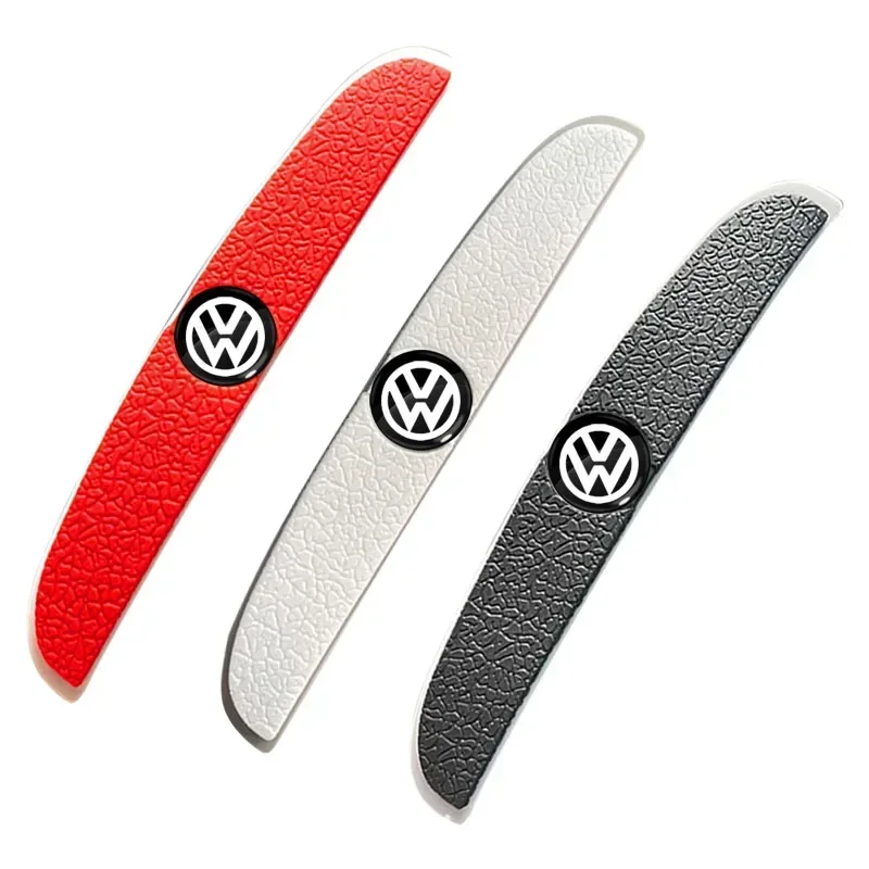 4pcs Car Door Edge Anti Scratch Collision Protection Strip Stickers For Volkswagen B6 B7 B5 Golf Polo Tiguan Passat EOS Scirocco