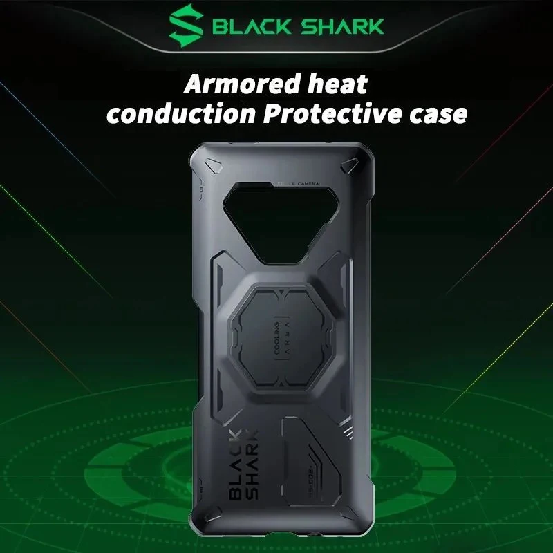 Black Shark 4 Pro Official Back Cover Black Shark 4s Pro Armored Magnetic Absorption Case BlackShark 4 4S Heat Dissipation Shell