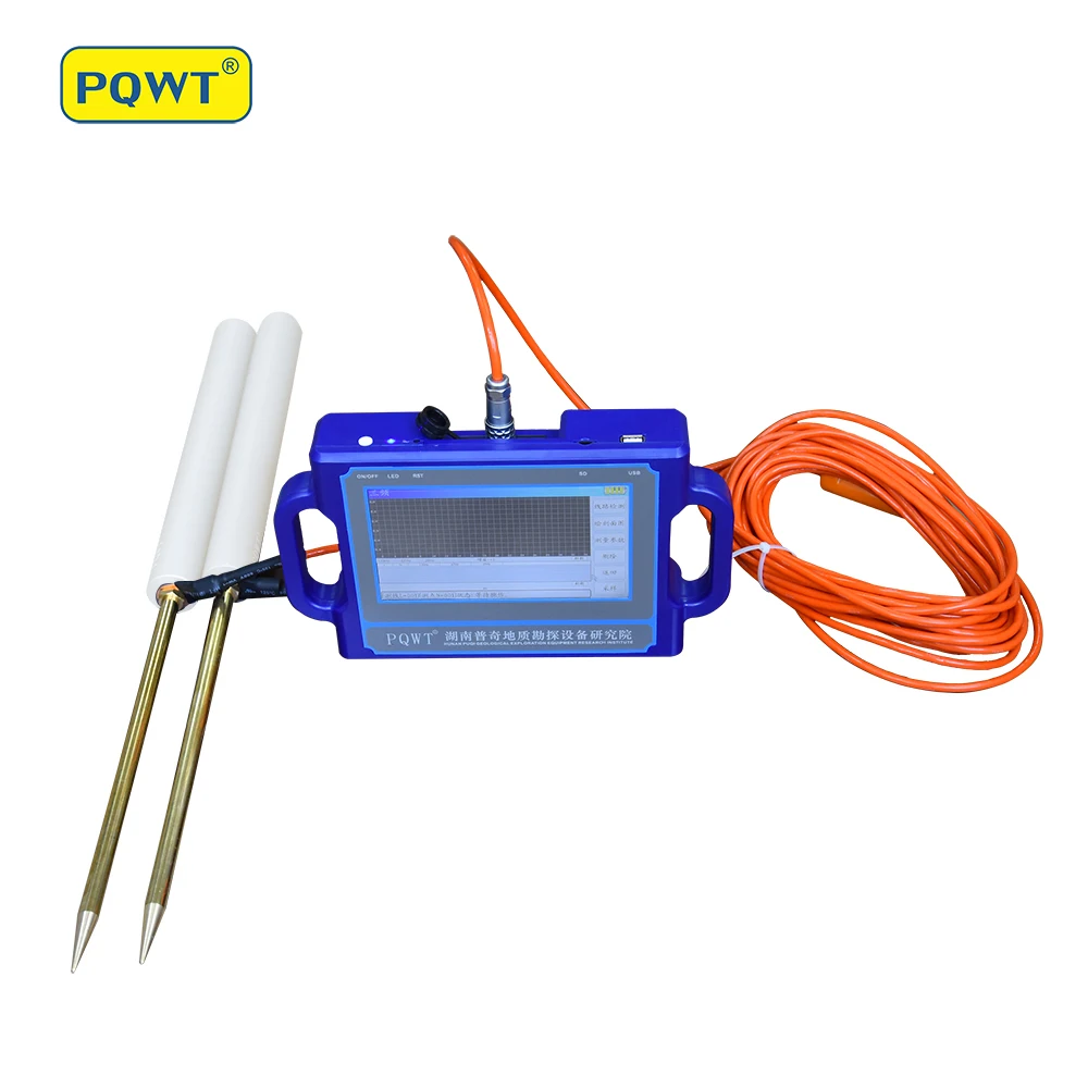 PQWT S500 Auto Electrical Imaging Geophysical Survey Equipment 500m Borehole Water Detector under Ground Finder for Mining And E