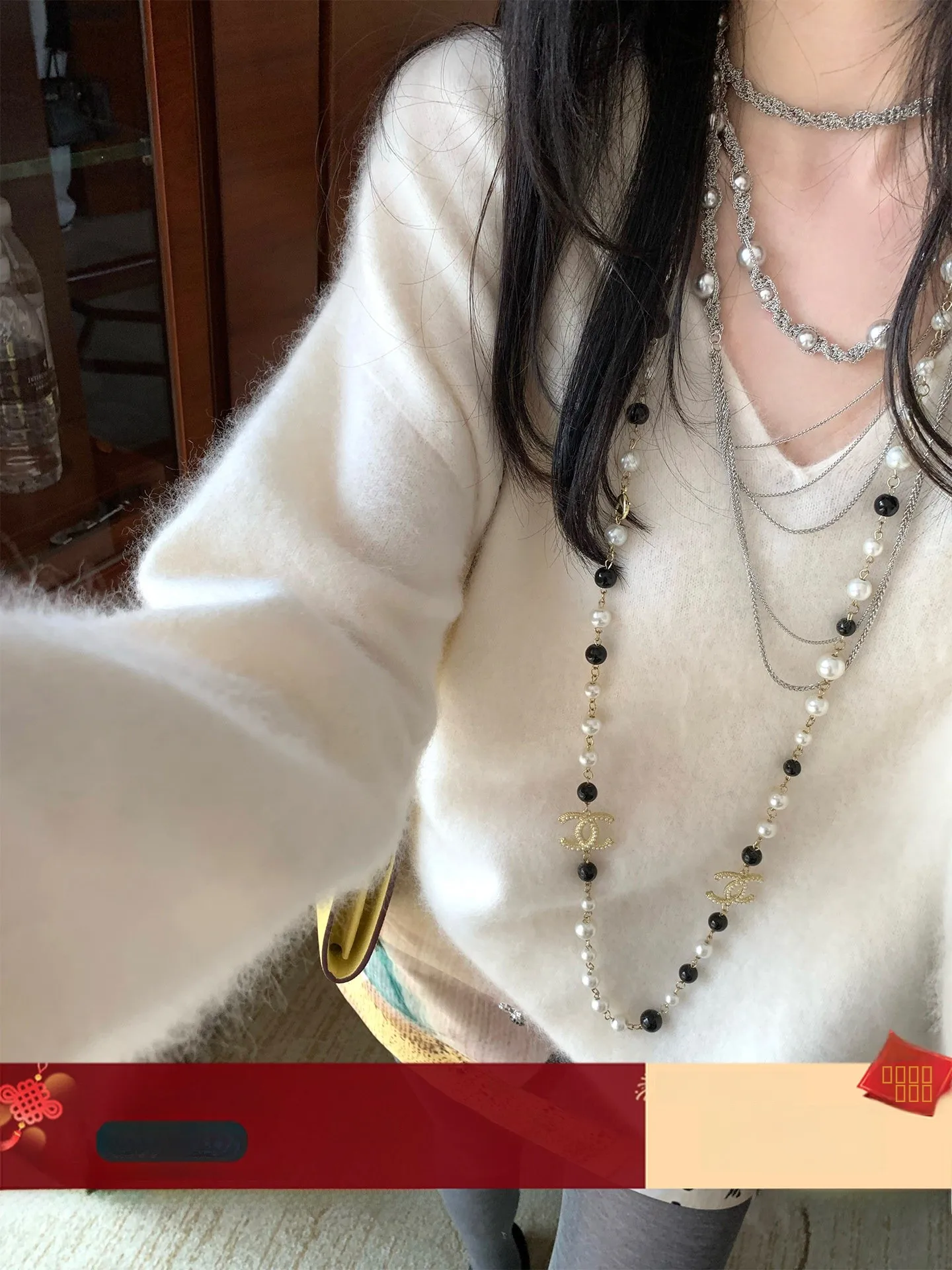 

Ouyang Camere Knitted Sweater Women's Loose Lazy Sle Wool V-ne Sweater Inner Wear Top Korean Sle Long Sve