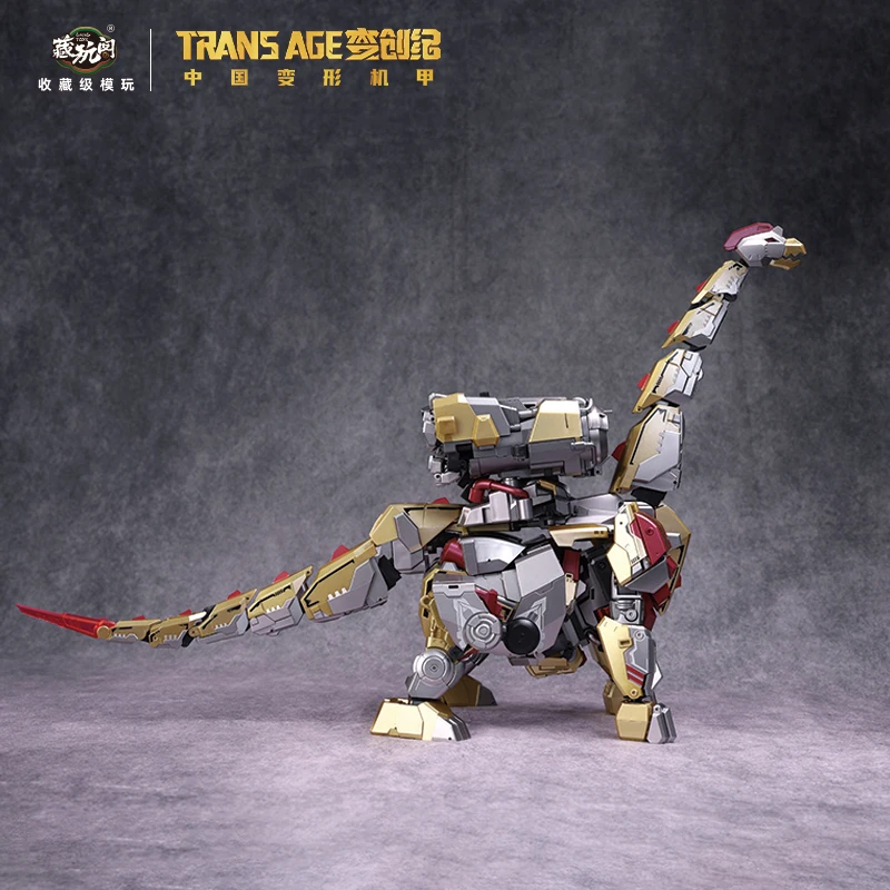 Em estoque cangtoys trans idade brontosolild CT-LONGYAN 04 liga transformação figura de ação coleção modelo brinquedos presente aniversário