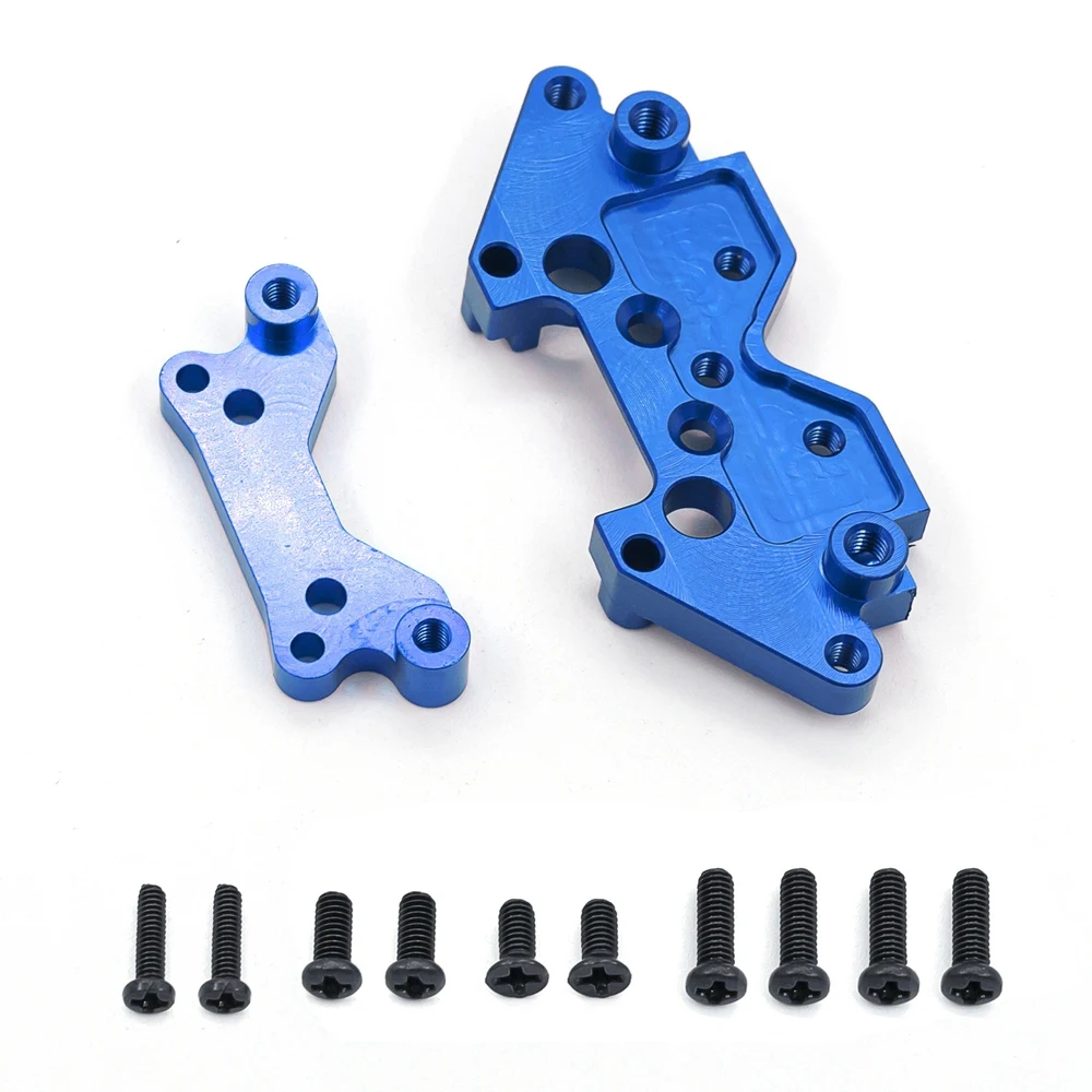 Metal Upgrade Parts Kit Swing Arm Steering Cup for Haiboxing HBX 18856 18857 18858 18859 18859A 18859E 1/18 RC Car,Blue