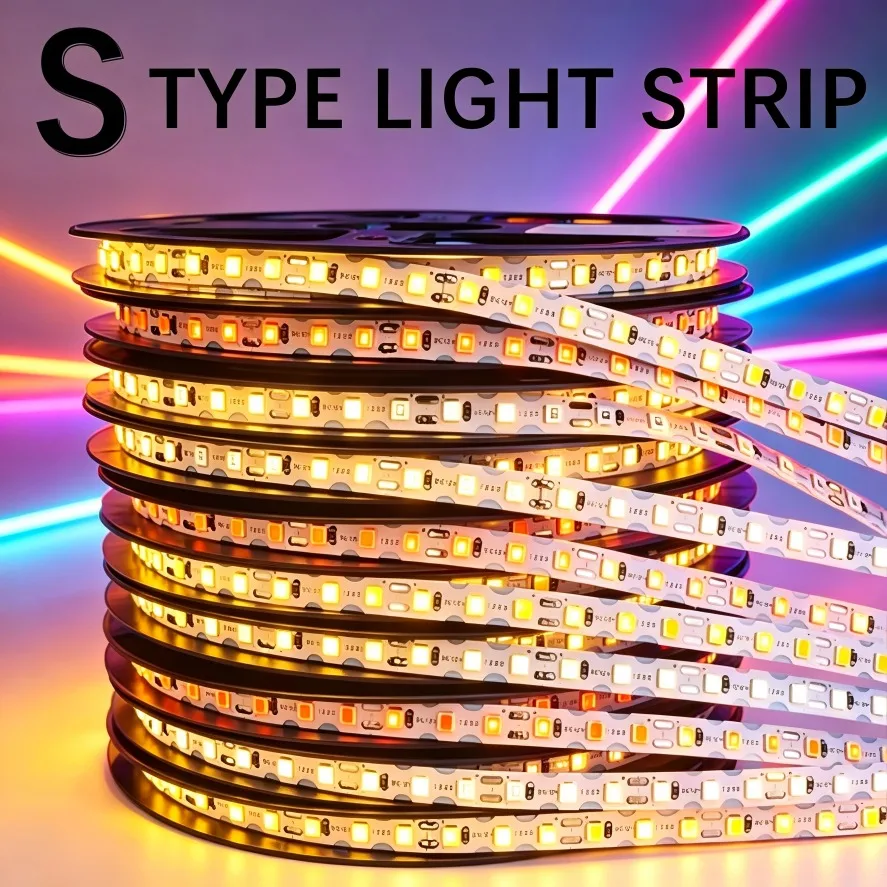 1M~50M DC12V Separated Silicone Neon Strip SMD2835 120LEDs/M Flexible Bendable Waterproof LED Light Strip DIY S Shape Sign Lamp