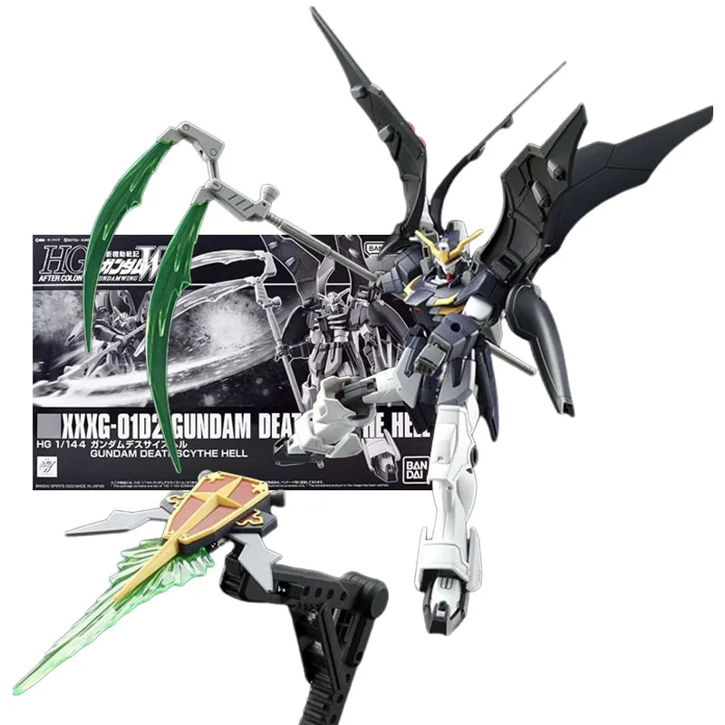 

Bandai Genuine Figure Gundam Model Kit HGUC 1/144 XXXG-01D2 Gundam Deathscythe Hell Collection Action Figure Model for Boys Toys