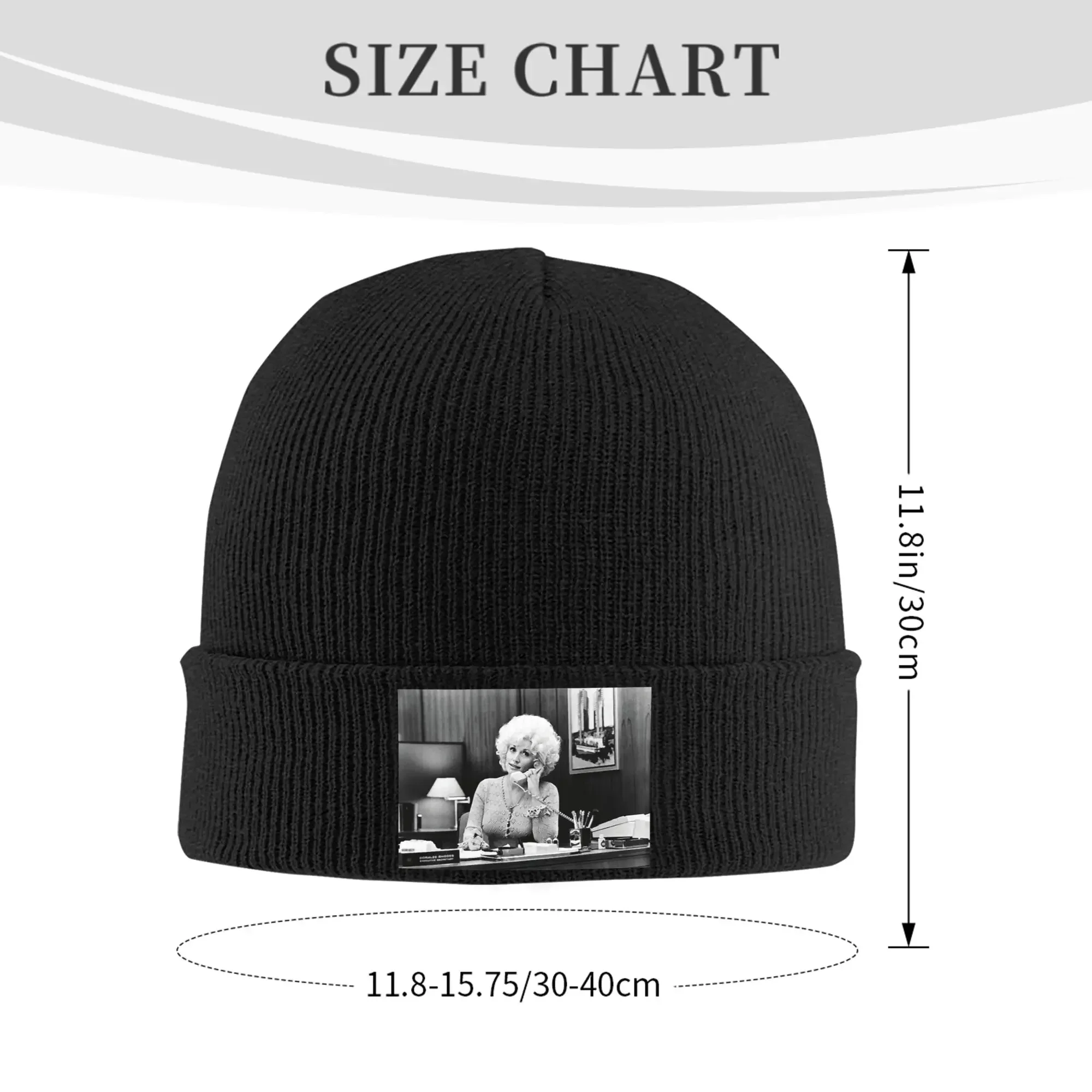New Dolly Parton In Nine To Five Hat Autumn Winter Beanie Warm  Caps Unisex Acrylic Skullcap