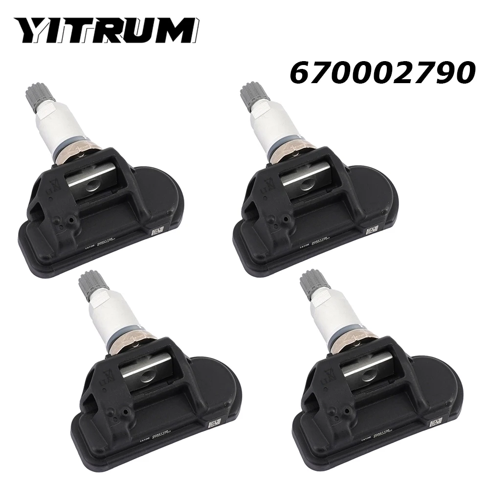 

YITRUM 670002790 For Alfa Romeo C4 Citroen Jumper Fiat Ducato Maserati Ghibli Levante Peugeot TPMS Sensor 5154876AA 5154876AB