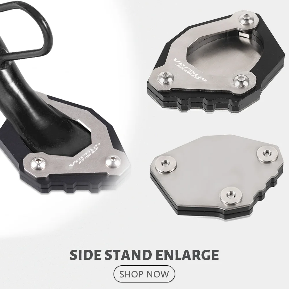 

For Kawasaki Versys650 Ninja 400 Z400 ZH2KLX150BF KLX125 230 250 LX230R Motorcycle Side Stand Enlarge Sidestand Foot Enlarger
