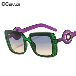 46529 Square Cat Eye Diamond Luxury Sunglasses Men Women Fashion Shades UV400 Vintage Glasses
