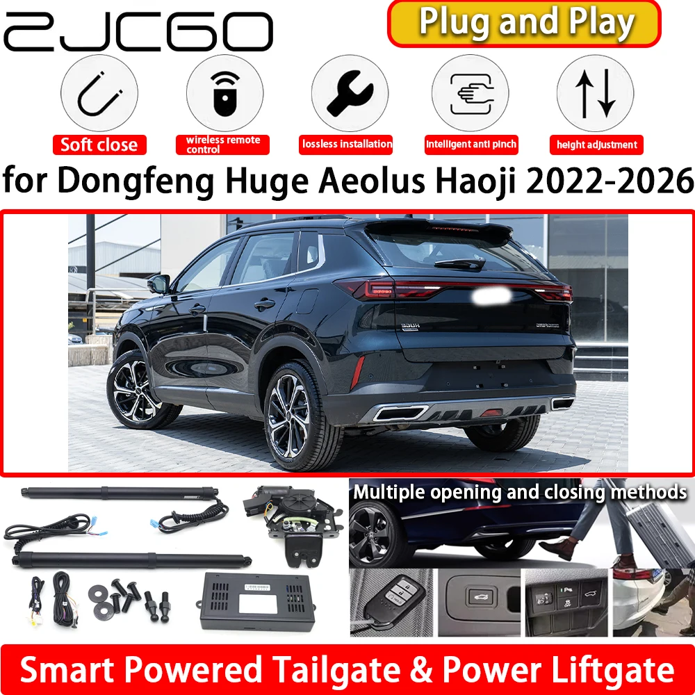 

ZJCGO for Dongfeng Huge Aeolus Haoji 2022-2026 OEM Automatic Electric Powered Tailgate Power Liftgate Tail Gate Lift Kit System