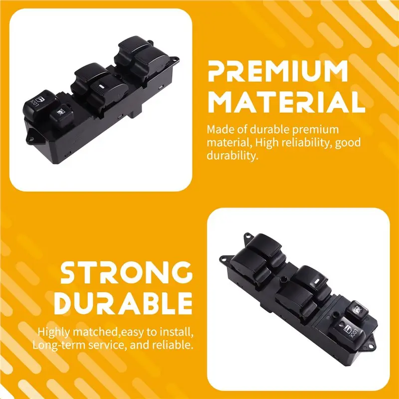 Reliable-Power Window Glass Lift Button 8608A185 Door Window Master Switch 8608A060 LHD For Outlander Lancer EX 08- 1