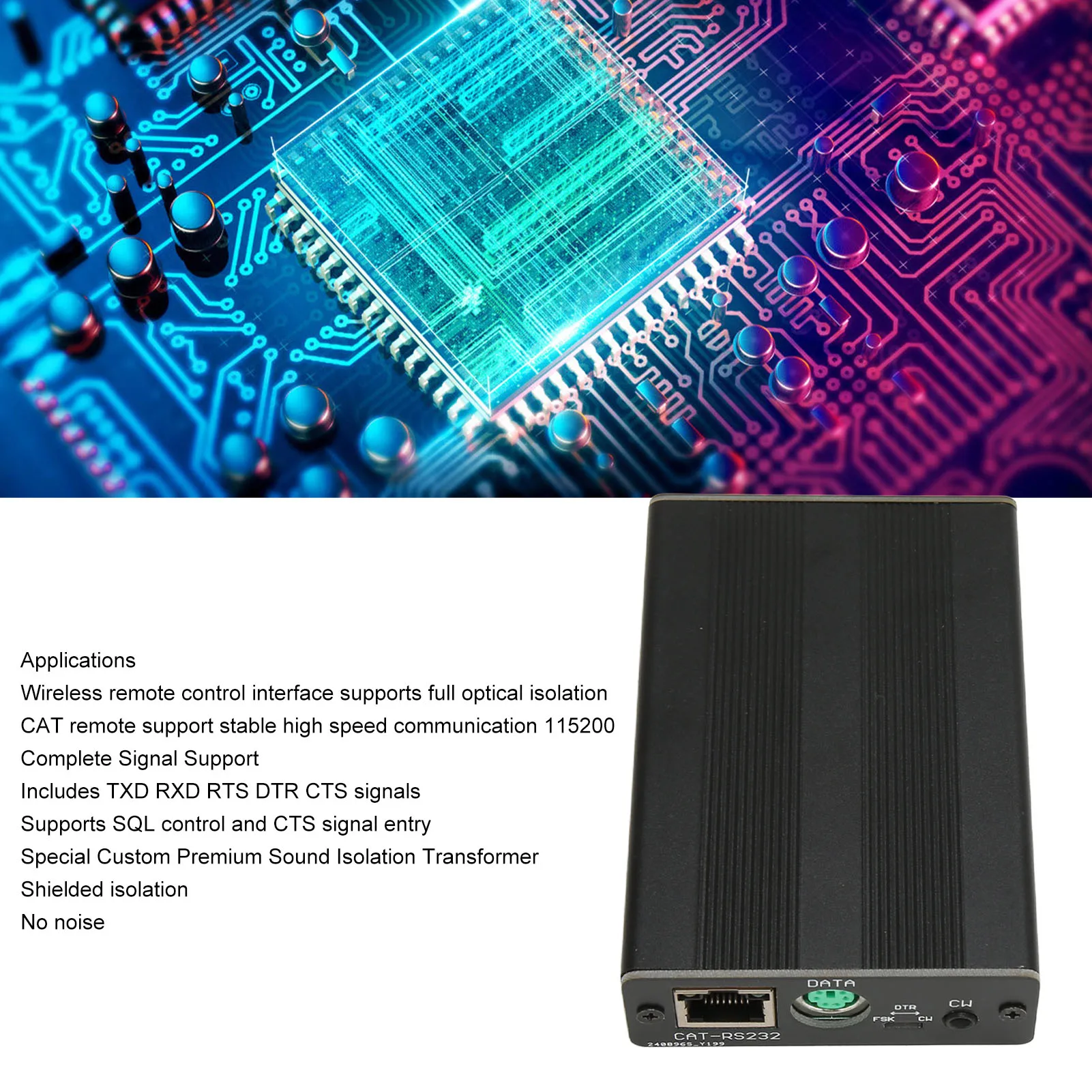 PC Linker Adapter USB PC Linker Adapter Noiseless Plug and Play Radio Connector for YAESU FT 891 991 FT 818 FT 857D FT 897D