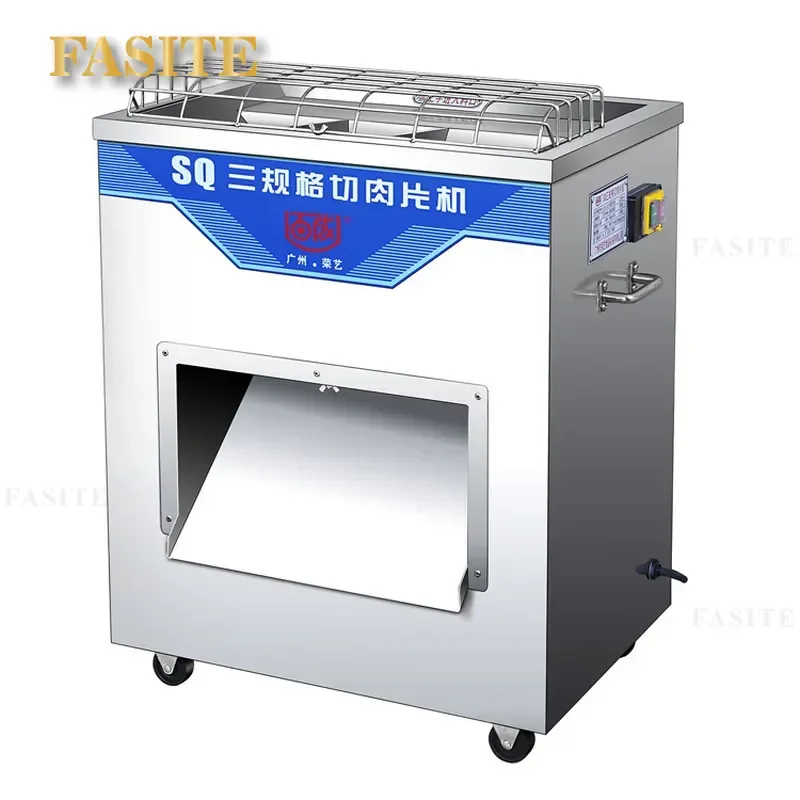 For Three-Specification Commercial Vertical Electric Meat Slicer Large Multi-Function Stainless Steel Deli