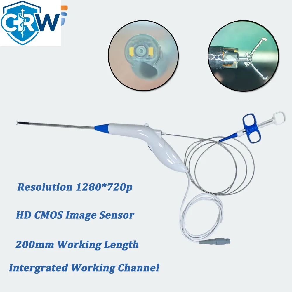 CRW Disposable Digital Hysteroscope with Real-Time Imaging Easy-to-Operate   Instrument for for Veterinary Gynecological