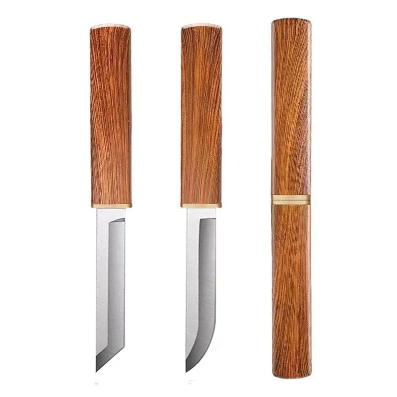 Stainless Steel Fruit Knife Portable High Hardness Dragon and Phoenix Double Mandarin Duck Son Mother Knife