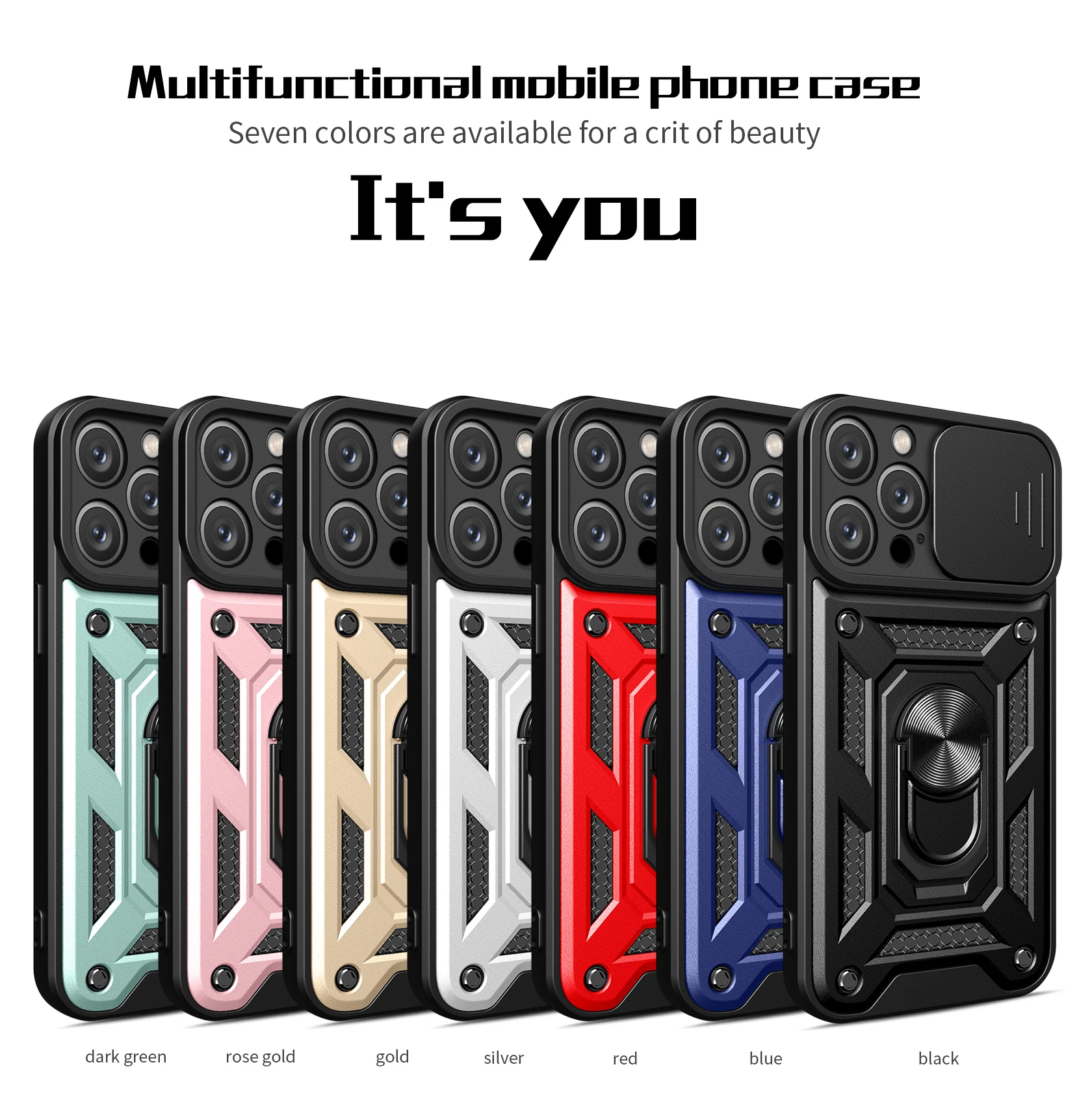 Armor Cover Phone Case For IPhone 14 15 Plus 12 13 Mini 16 11 Pro Max Magnetic Car Holder Ring Soft Full Lens Protection Cases
