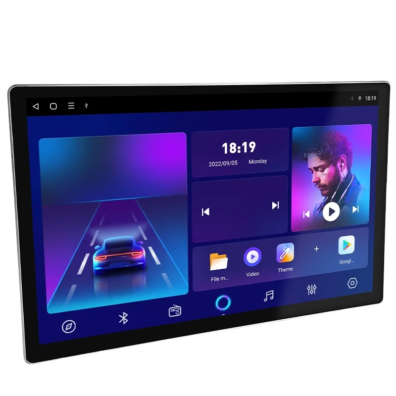 Android 12 BT5.0 DSP EQ Car Radio Universal for All Cars Car Video 2K QLED 2000*1200 GPS WIFI Autoradio