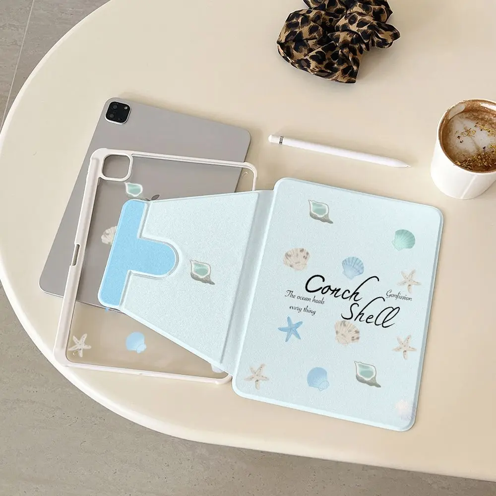 

Чехол Korean Shell Starfish English Letter для iPad Pro Air 13'' 11'' M5 M4 M3 M2 2 1 11th A16 12.9'' 10 9 8 5 Th Mini 7 6 5 4