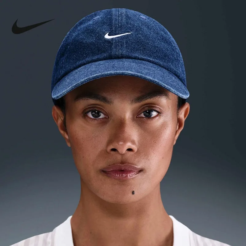 nike-baseball-caps-men's-and-women's-caps-summer-adjustable-vintage-denim-embroidered-cap-hf0383-419