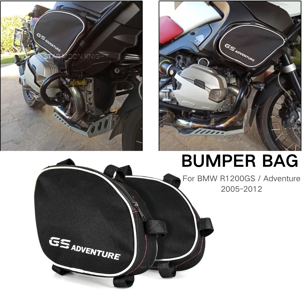 

Motorcycle Frame Crash Bars Waterproof Bag Original Bumper Repair Tool Placement Bag For BMW R1200GS R 1200 GS ADV 2005-2012