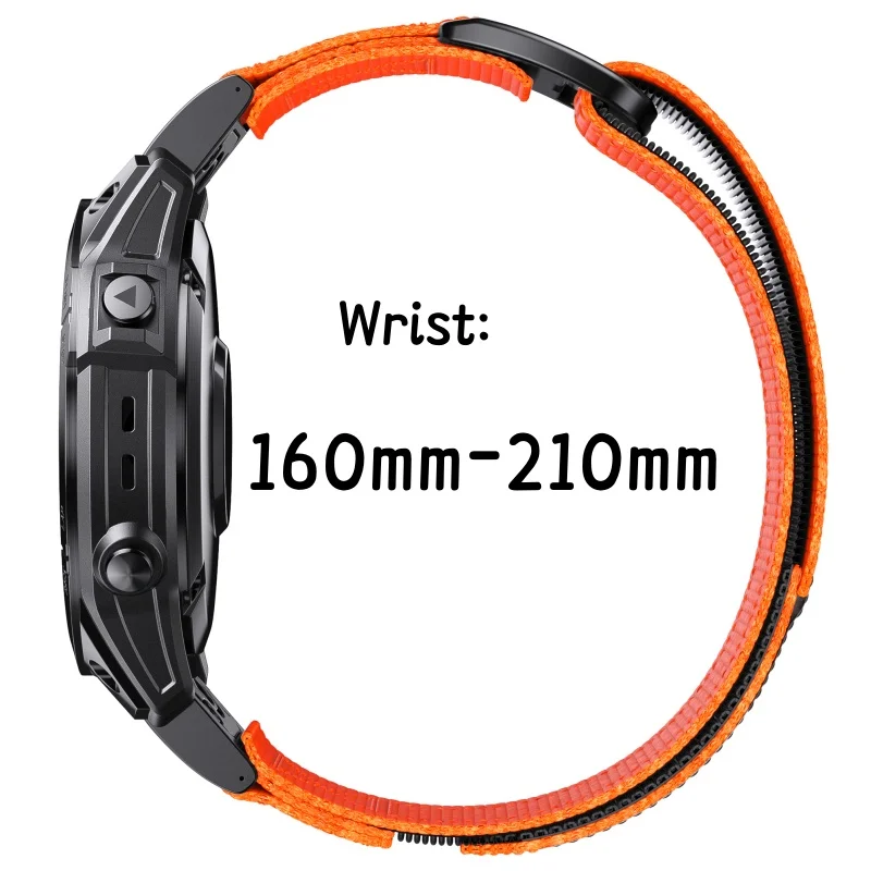 26mm 22mm QuickFit Watch Band For Garmin Fenix 8 8X 7 7X 6 6X 5X Plus/Epix Pro Gen 2 47mm 51mm/TACTIX/Enduro 3Sports Nylon Strap image 6
