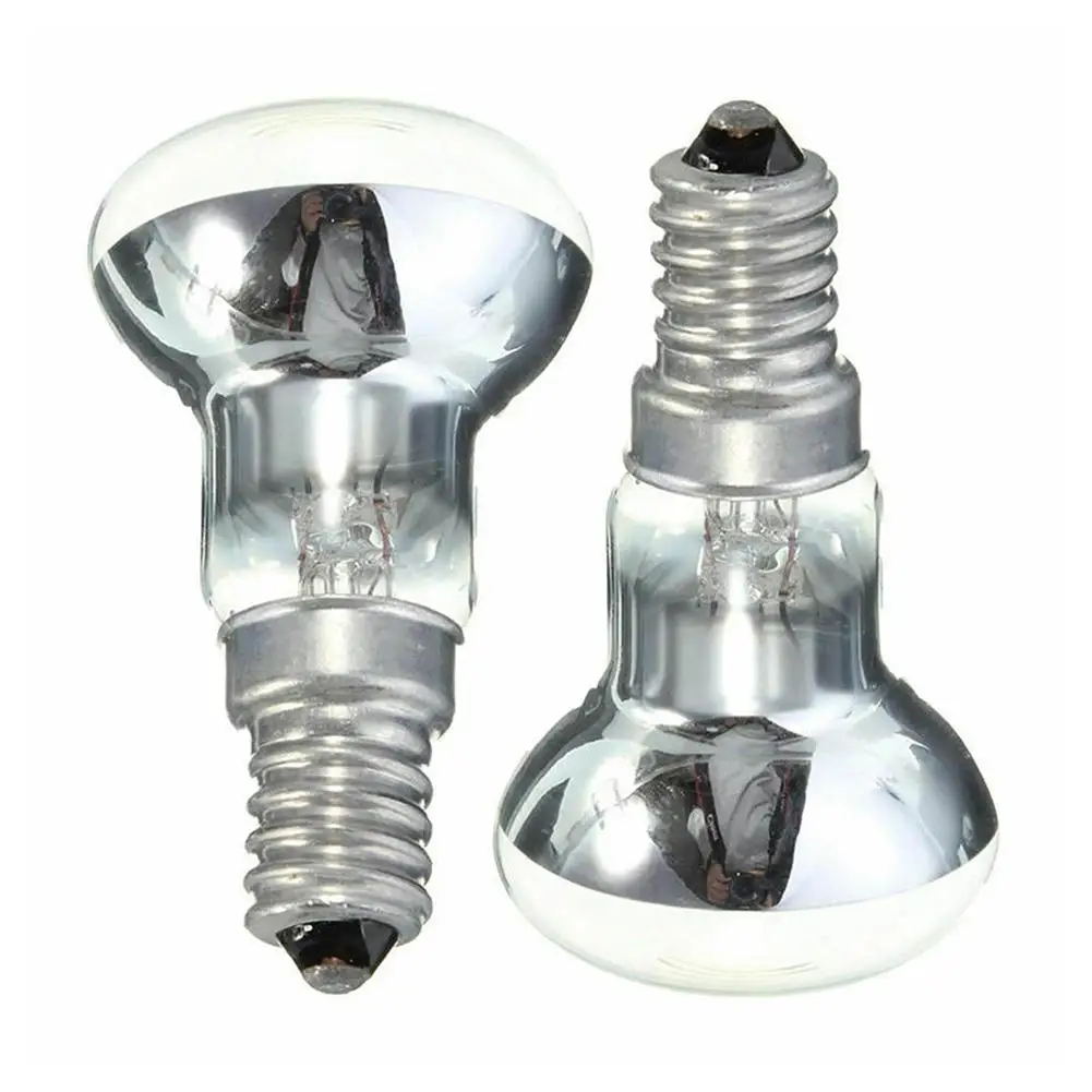 SES E14 R39 R50 25/30/40/60W Replacement Lava Lamp Spotlight Screw In Reflector Bulbs Spot Light Clear Bulb Incandescent