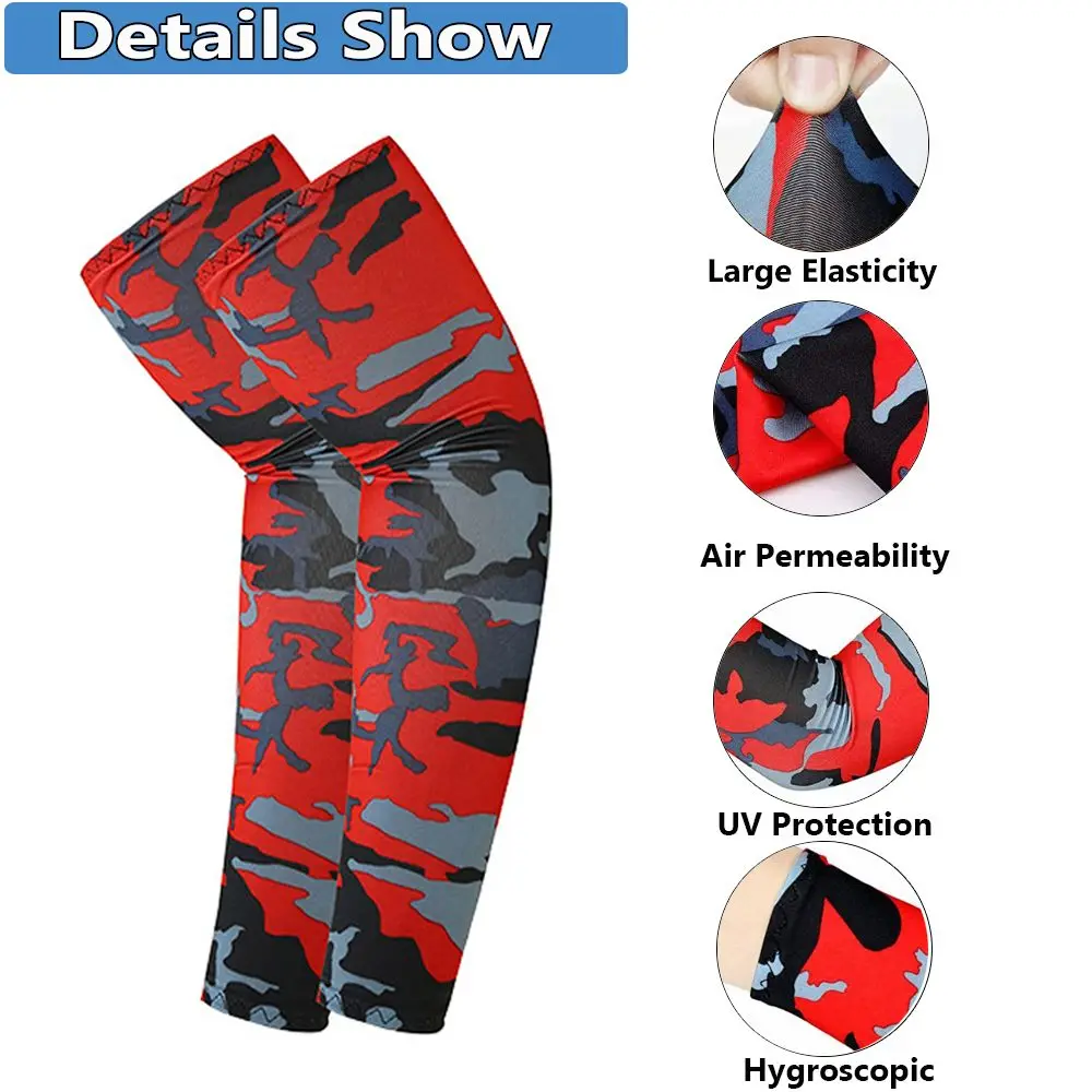 Nuevo Ropa deportiva refrescante para correr, funda para brazo, mangas para deportes al aire libre, protección solar