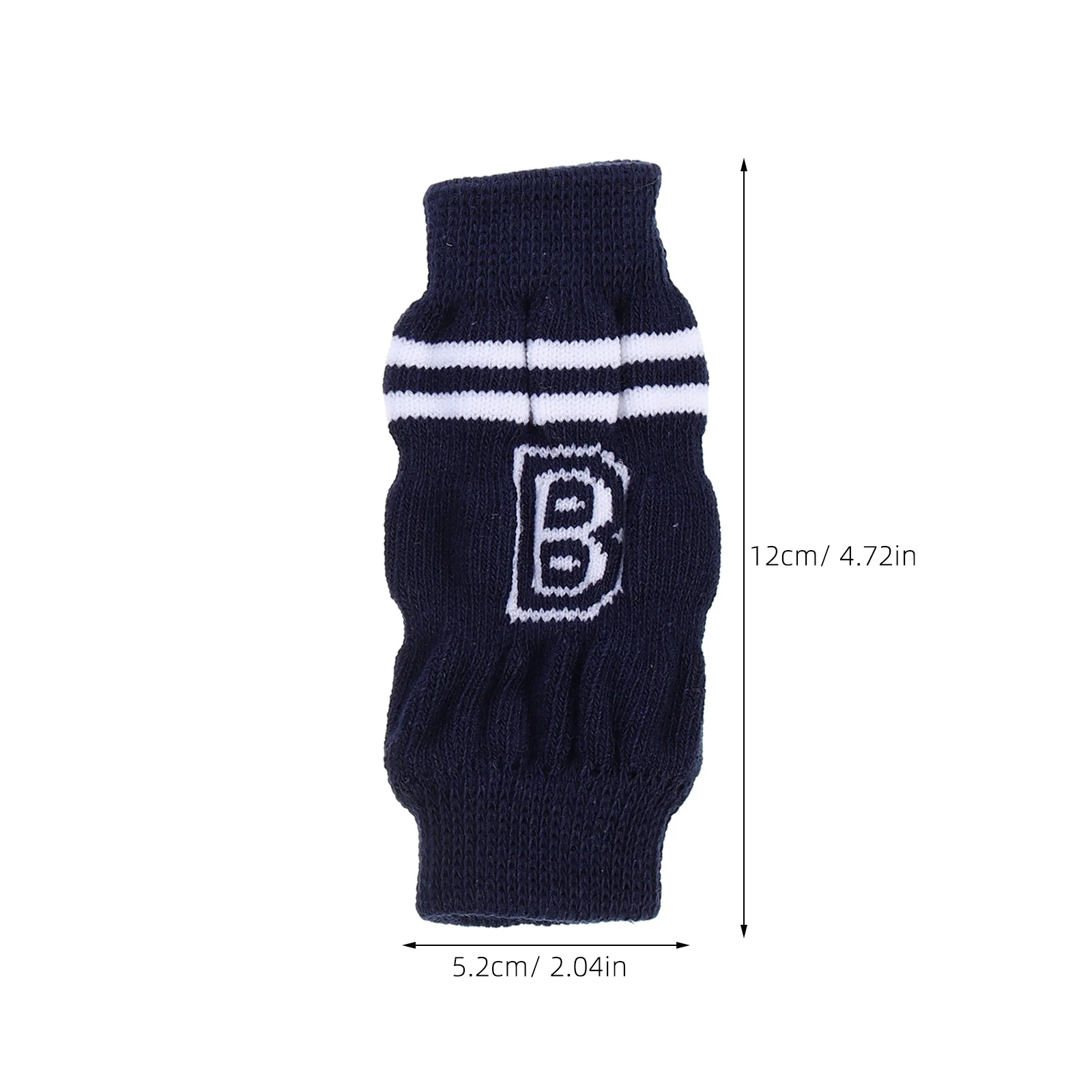 4 قطعة أكمام ساق الكلب لينة المضادة للانزلاق الحيوانات الأليفة الساق الجوارب قابل للغسل تنفس الدافئة واقية للكلاب الصغيرة جوارب للكلاب