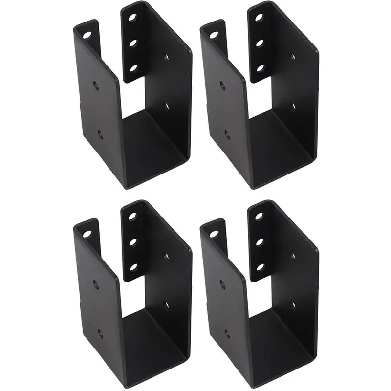 AB34-Indoor Outdoor Use Black Joist Hanger Weather Resistant Design