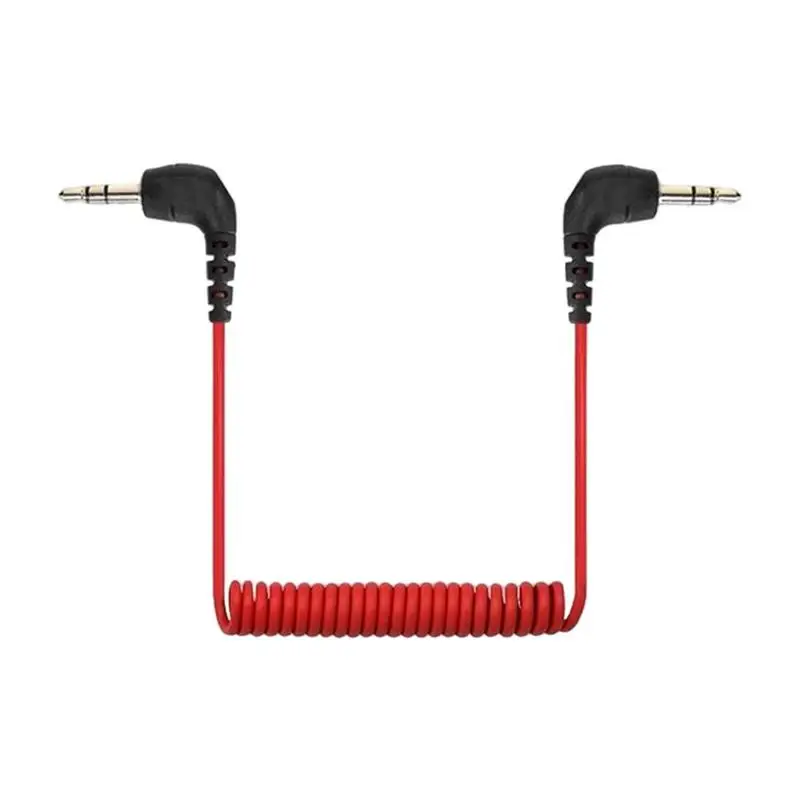 Cable adaptador de Audio TRS a TRRS para BOYA Rode SC7/BOYA Rode SC2, adaptador de Cable de micrófono ajustable, 3,5mm, 3,5mm