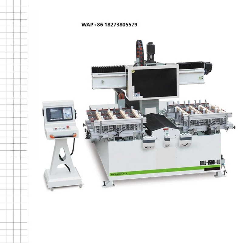 SAMACH Automatic Woodworking CNC Tenon Groove Machine Tenoning Machine Mortise Machine