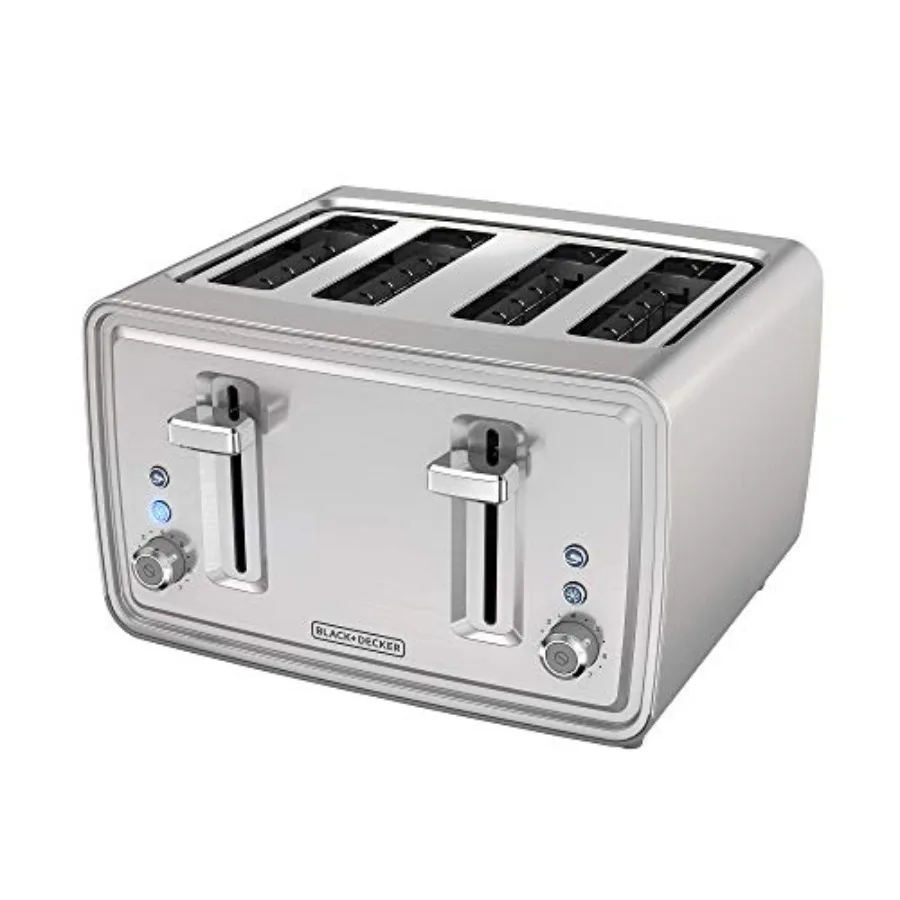 

4-Slice Toaster Stainless Steel TR4900SSD Heavy-Duty Stainless Steel Construction with Adjustable Browning Control and Wide Slo