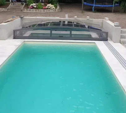 Custom Swimming Pool Fencing System Automatic Retractable Sunroom Outdoor Victorian Style Sunroom Waterproof UV Protected