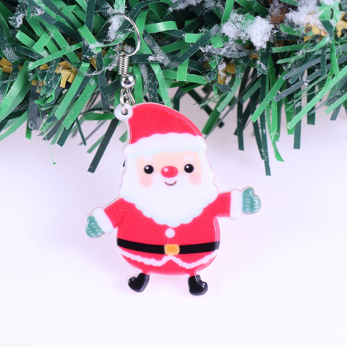 

1Pair Christmas Santa Claus Earrings Creative Red Hat Studs for Women Festive Holiday Party Jewelry Gift Christmas Earrings