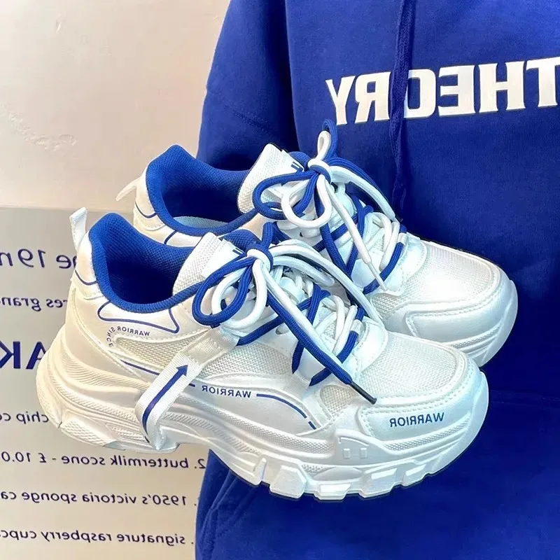 (Clearance Sale) New Spring Daddy Shoes Women's Trend Versatile Thick Sole Mesh Breathable Casual Sports Shoes for Women sneaker