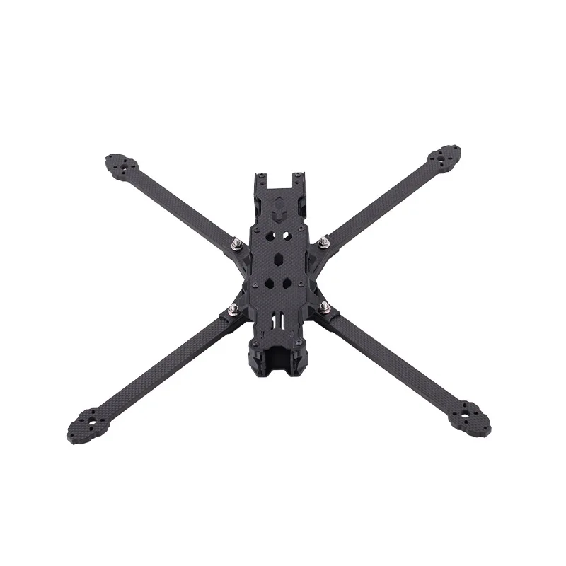 رف آلة متقاطع مقاس 10 بوصة GW RCX10 (مع الألواح الجانبية) من ألياف الكربون، شفرات المروحة بمحرك بدون فرش