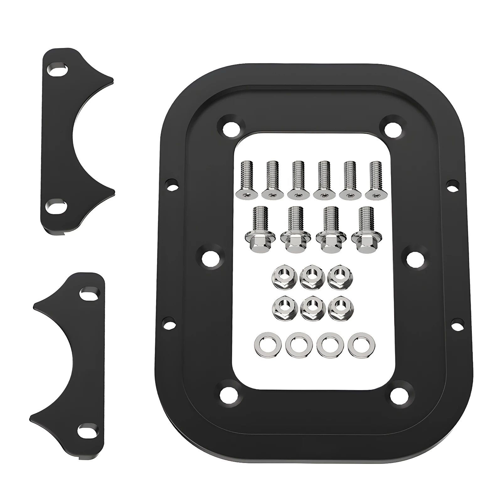 BEVINSEE Aluminum Battery Tray Hold Down Mount for Optima 34/78 Red Yellow Blue Top 34 34/78 D34 D34/78 34M D34M