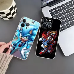 Phone Case For Iphone 12 Pro Max 13 Mini 11 14 X Xs Xr 6 6s 8 7 Plus Supersonic-S-Sonic-Game Luxury Transparent Back Cover