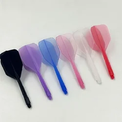 3PCS 2BA Tooth Dart Wing Set Transparent Dart Tail One-Piece Durable Fall Resistance Blade Darts Plastic Entertainment Toys