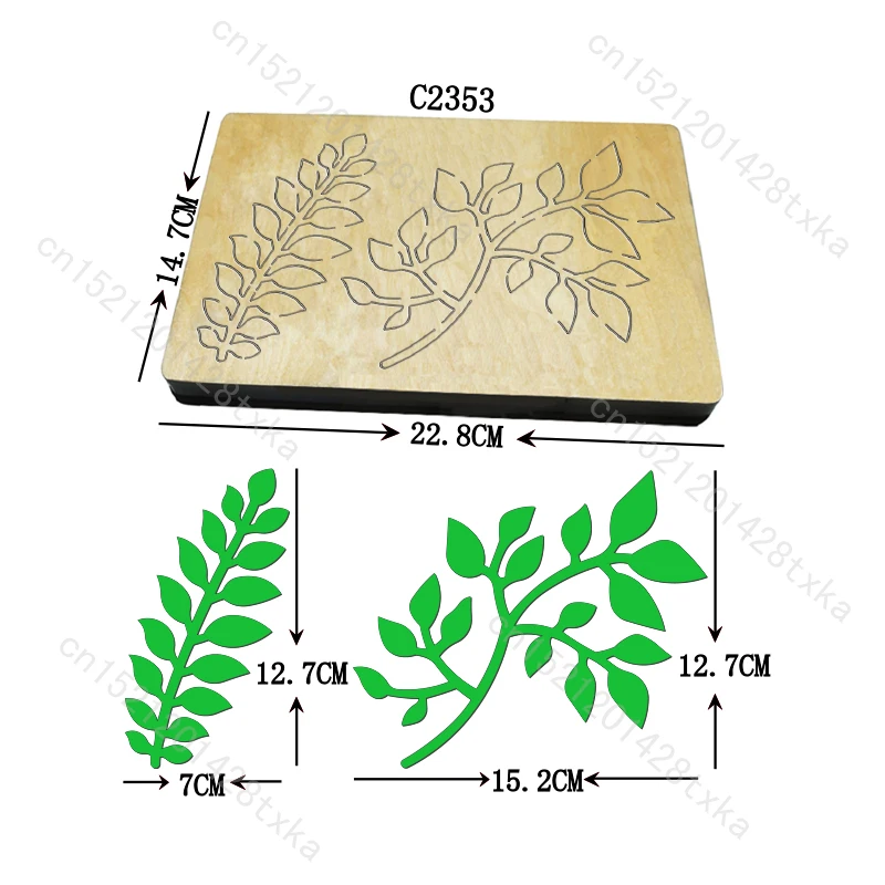 

Новые деревянные штампы в форме листа, штампы для скрапбукинга C2353