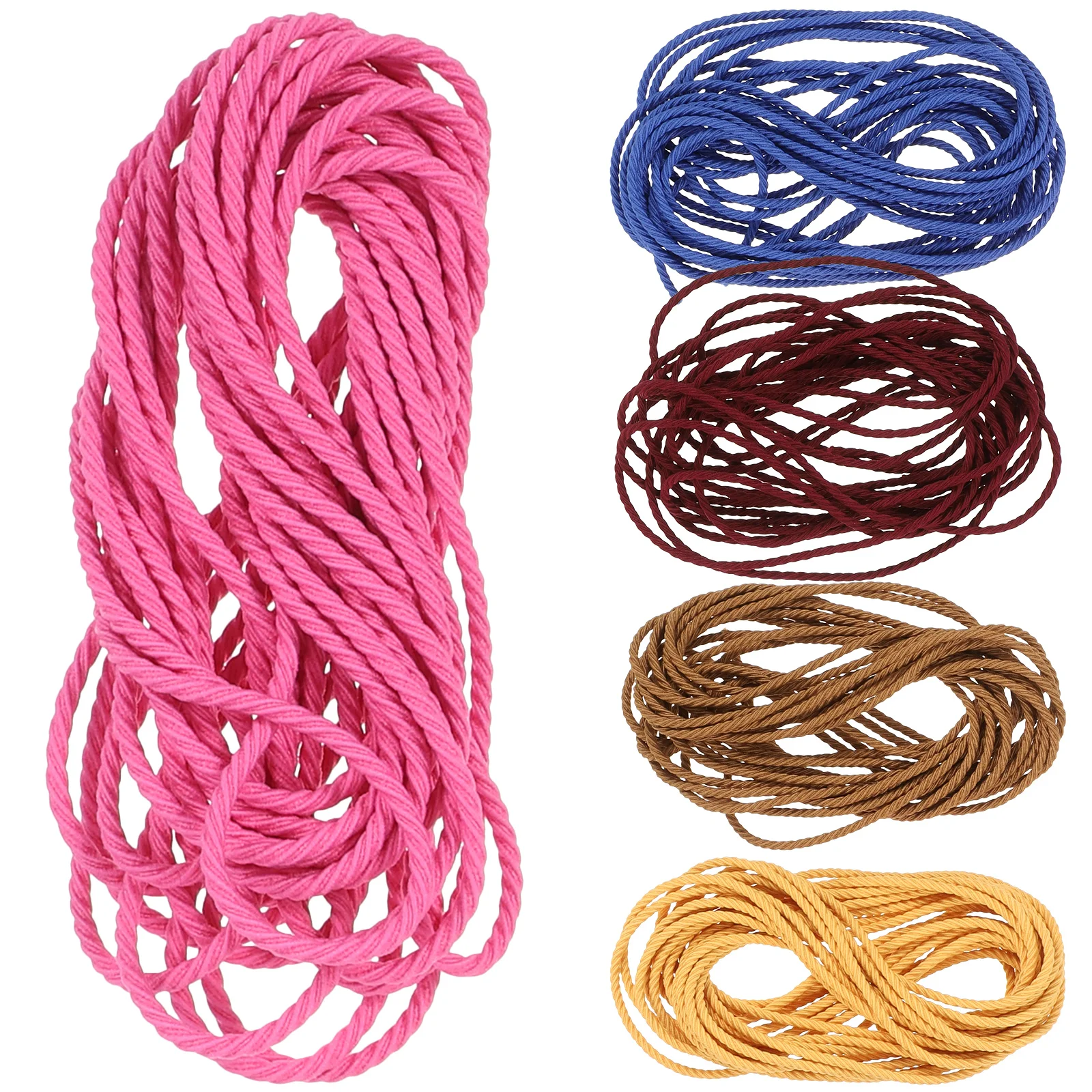 

5 Pcs Elastic Cord Durable Wear Resistant Hair Ribbons s Bracelet String Jewelry Making Supplies For Sewing Crafts