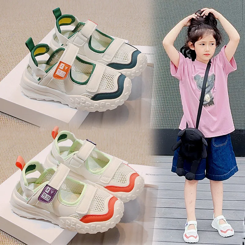 

Children's Fashion Sports Sandals 2025 Summer New All-in-one Leisure Children Soft Soled Foreign Air Beach Shoes