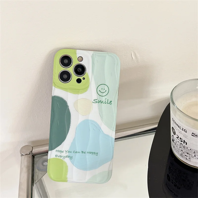 قطع هندسية بسيطة متصادمة لغطاء الهاتف الملون لهاتف آيفون ، 16 برو ، 12 ، 13 ، 15 برو ماكس ، 11 غطاء ، حافظات صدمات ، 14 برو