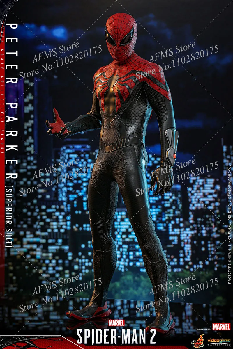 Em estoque hottoys vgm61 1/6 homem soldado superior homem-aranha peter parker terno superior conjunto completo 12 Polegada figura de ação modelo brinquedos