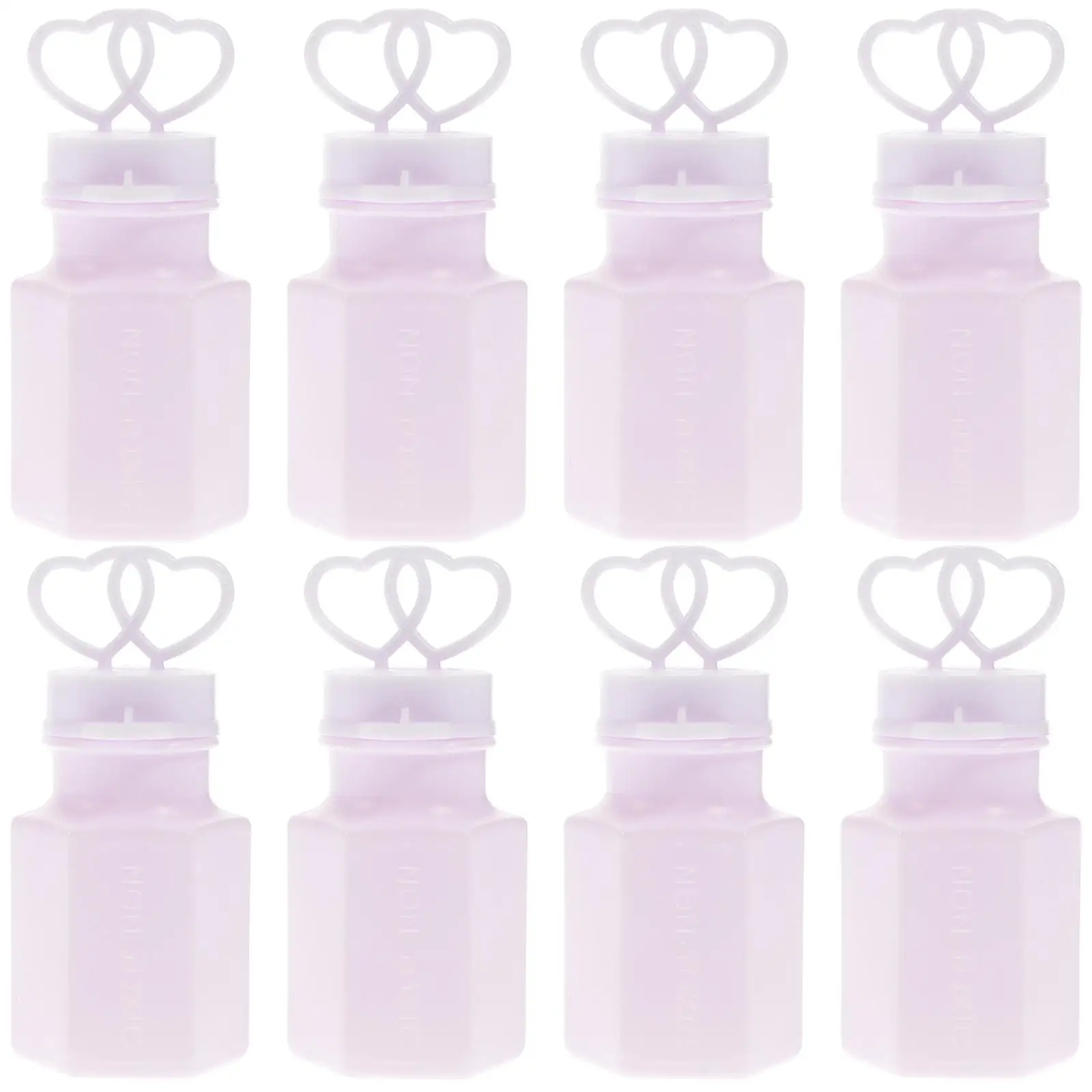 

24 Pcs Double Heart Bubble Stick Decoration Empty Tube Christmas Makers Bubbles for Weddings