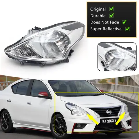 10 best sales nissan sunny headlights - №1