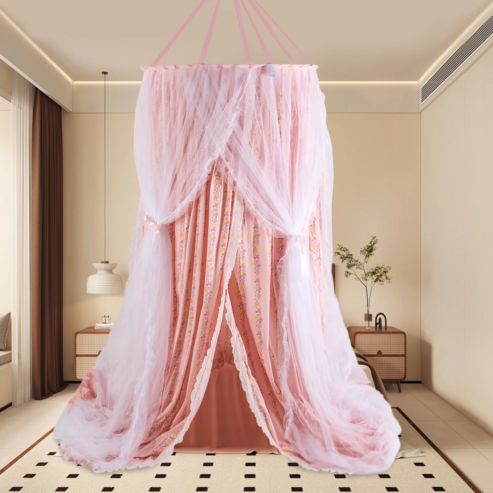 

Mosquito Net, Double-Layer Mesh, Adjustable Opening, Perfect for Bedroom or Outdoor Use