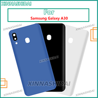 New For Samsung Galaxy A30 Battery Back Cover Rear Door A30 Glass Panel Housing Case Replacement