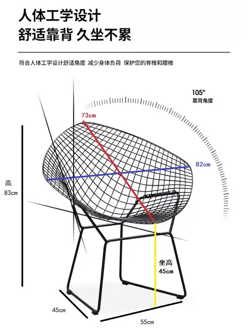 Outdoor leisure tables and chairs courtyard creative balcony wrought iron round table chairs