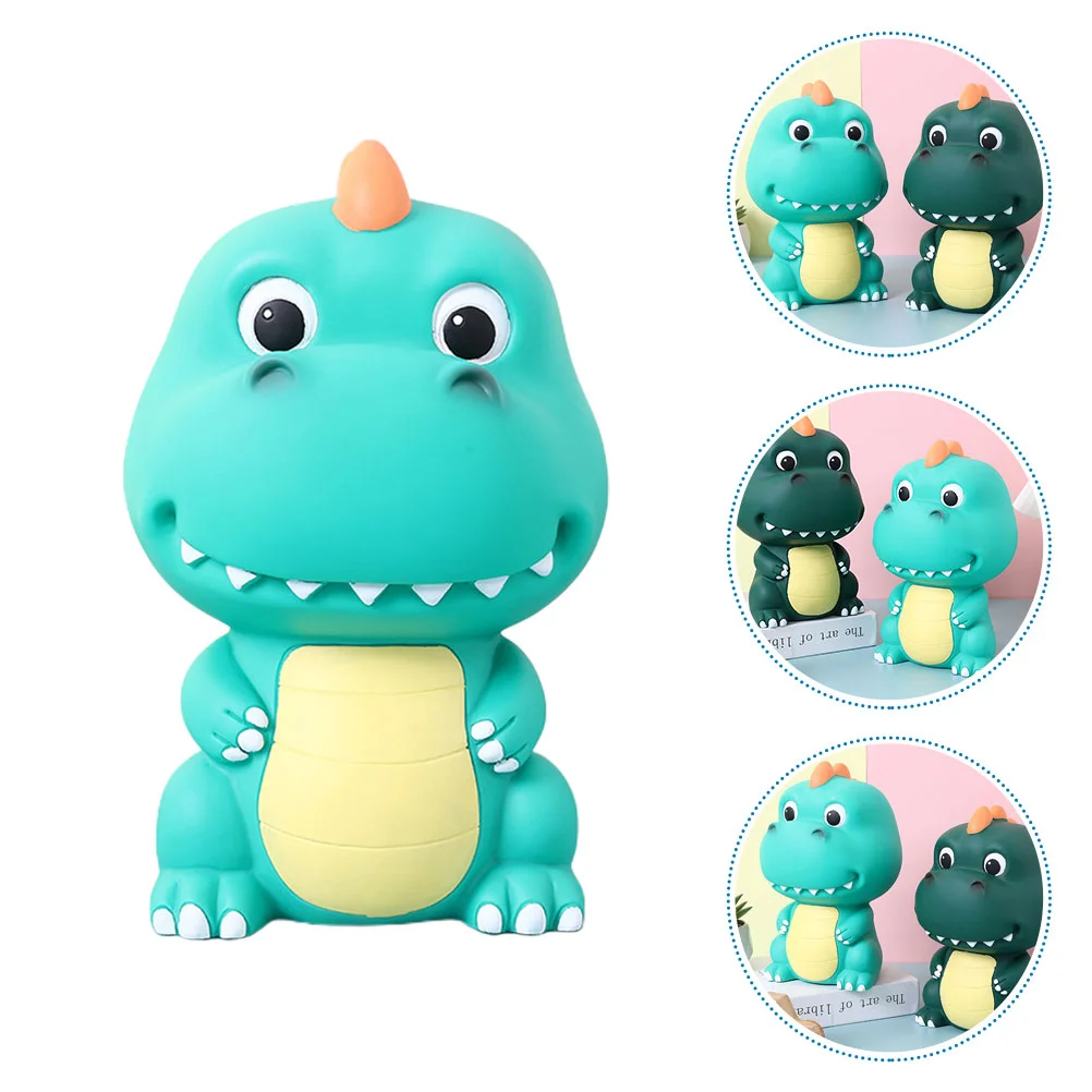 Dinosaur Vinyl Piggy Bank for Kids Money Lovely Pot Dinosaur-shaped Safe Banks Gift Child