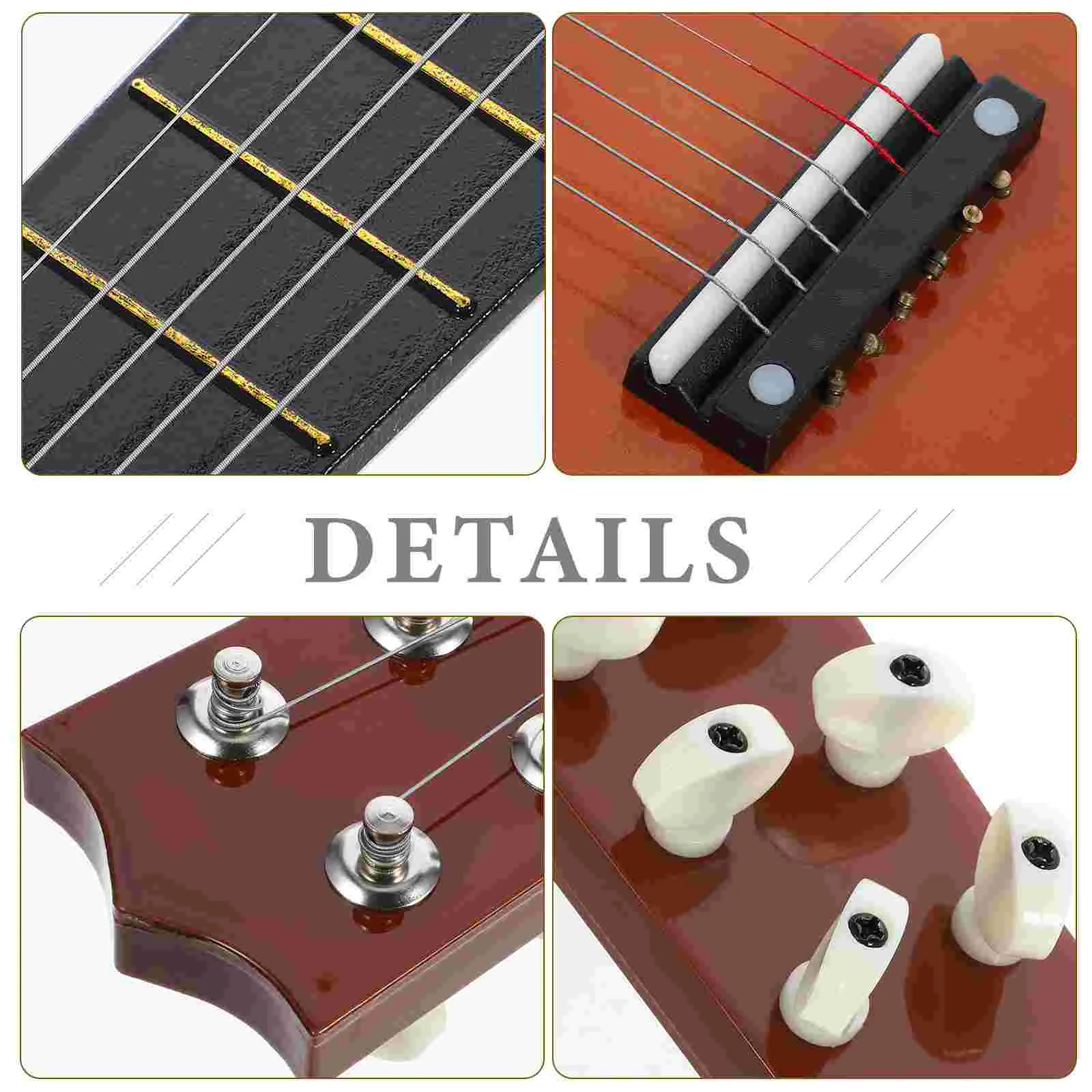 Guitar Toy Wooden Guitar Instrument Toy Early Music Educational Plaything for Kids acoustic guitar Wood Toy Guitar